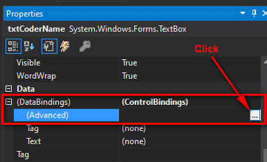 WinForms TextBox.DataBindings property